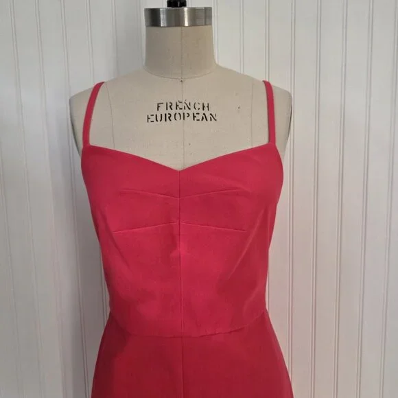Banana Republic Bi-stretch Sleeveless Sheath Dress – Pink Classic & Chic Sz 10 - Picture 3 of 9